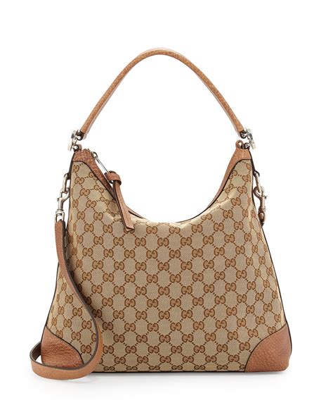 canvas gucci hobo bag|authentic gucci hobo bag.